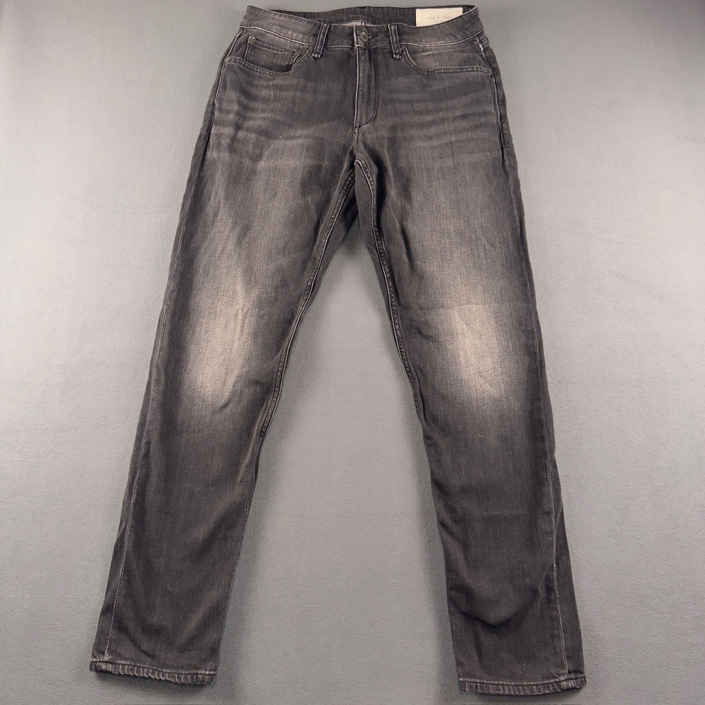 Rag & Bone Fit 3 Classic Jeans Munich Faded Black 31x32 MED23H1215FWMN
